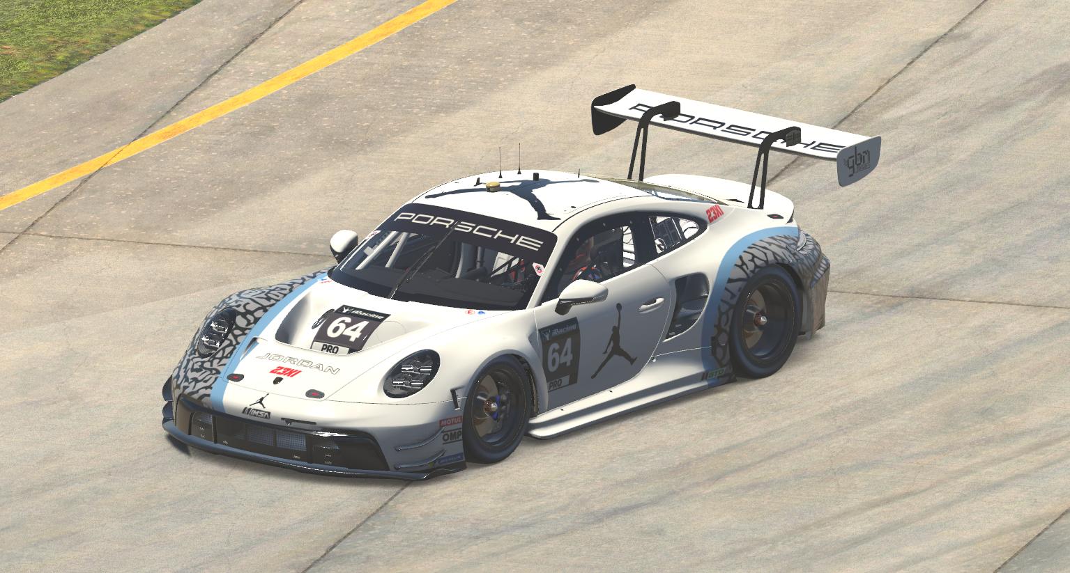 Preview of 23XI Porsche GT3 "UNC" by Albert Brand