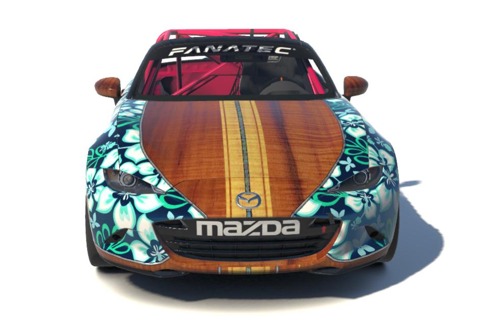 Hawaiian Surf Tropical MX-5 Green and Blue Koa Wood Mother of Hawaiian Surf Tropical MX-5 Green and Blue Koa Wood Mother of