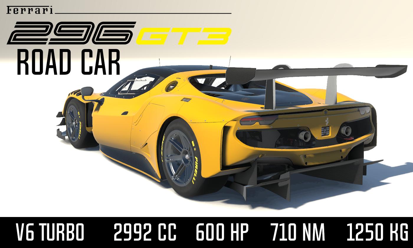 Preview of Ferrari 296 GT3 Road Car - Bold Yellow by Christian Cuman