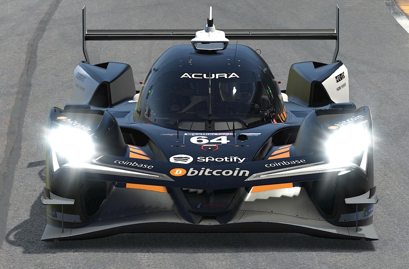 Acura ARX-06 GTP Bitcoin Bitcar by Chance Campbell - Trading Paints