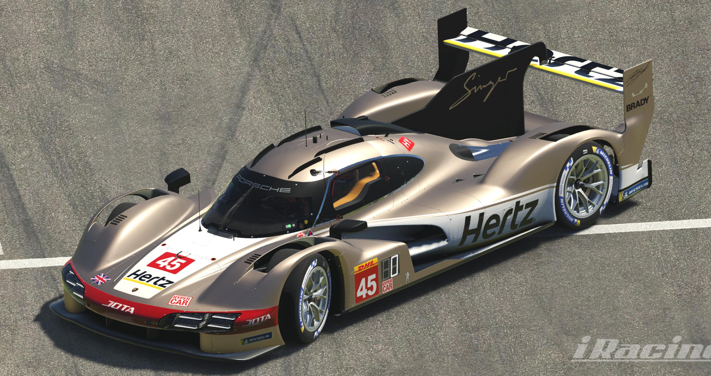 Preview of Hertz team JOTA Porsche 963 GTP by Jester Vrijmoeth