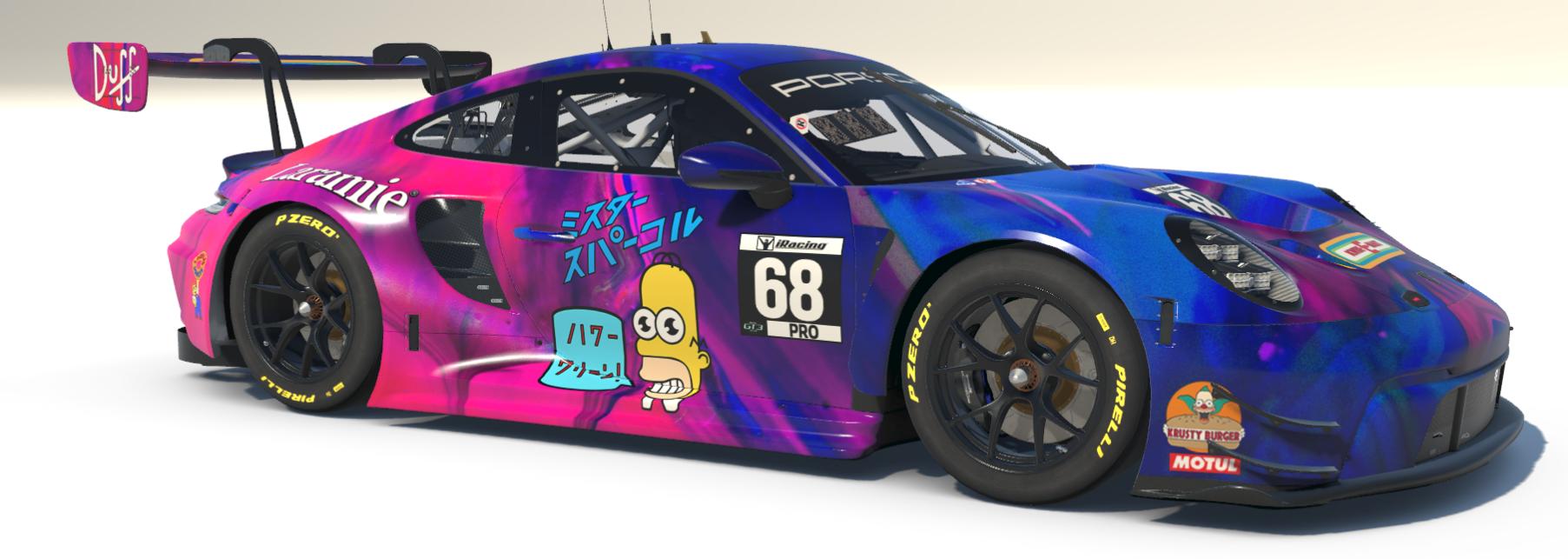 Porsche 992r GT3 - Mr Sparkle Edition - The Simpsons by