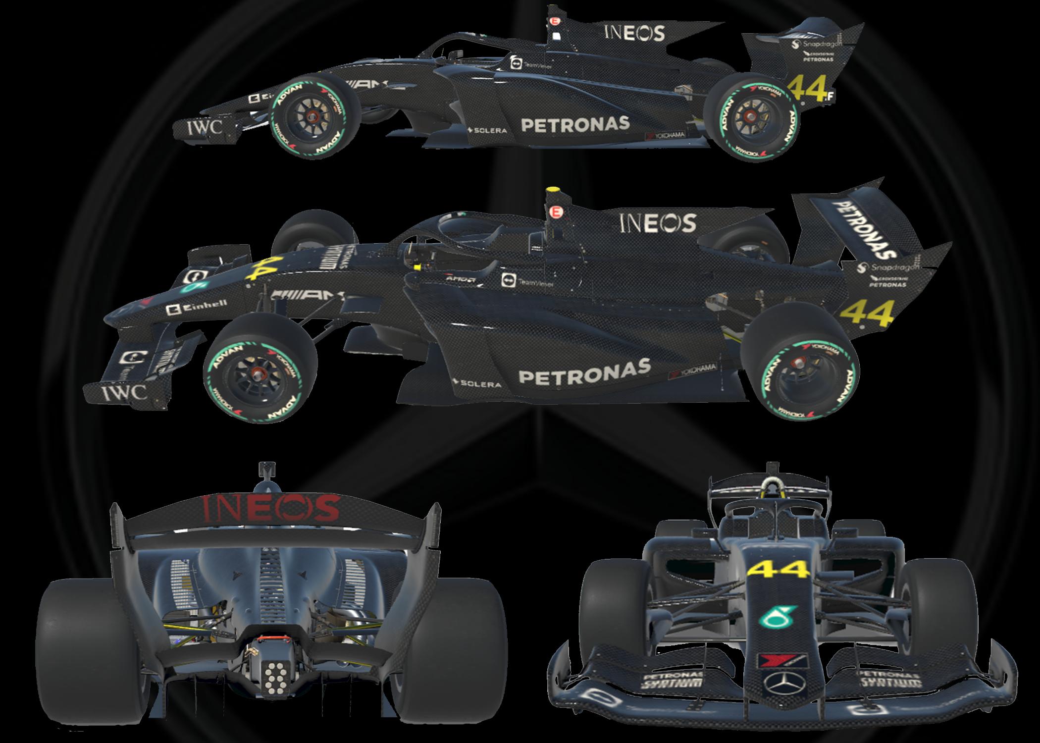 Preview of Sir Lewis Hamilton #44 W14 Super Formula SF23 Toyota (Carbon Fiber) by Tony Rice LXIV