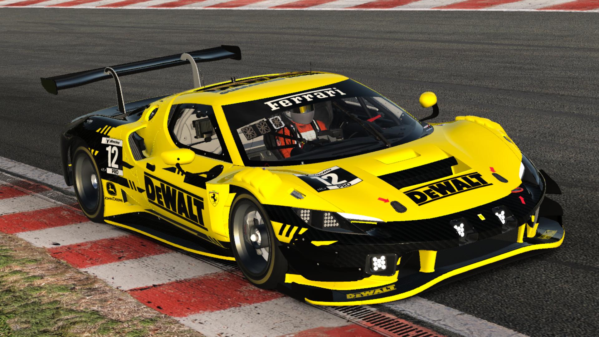 Preview of Ferrari 296 GT3 DeWALT by Anton Kelo