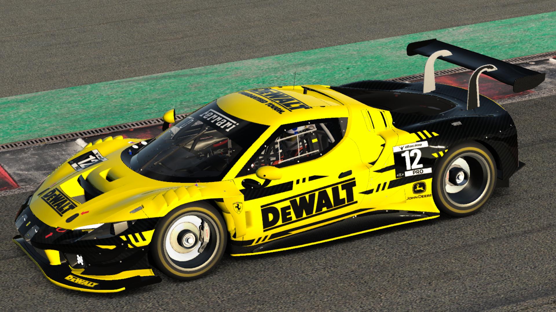 Preview of Ferrari 296 GT3 DeWALT by Anton Kelo