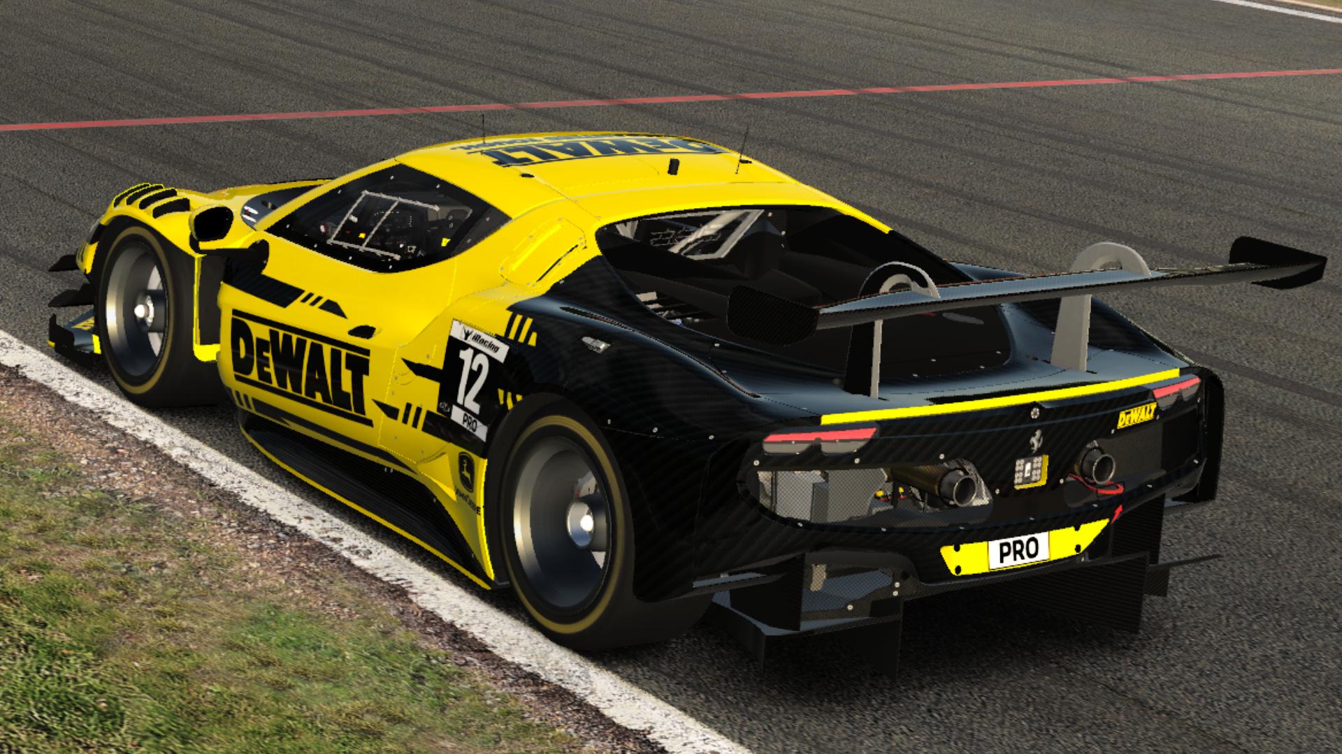 Preview of Ferrari 296 GT3 DeWALT by Anton Kelo