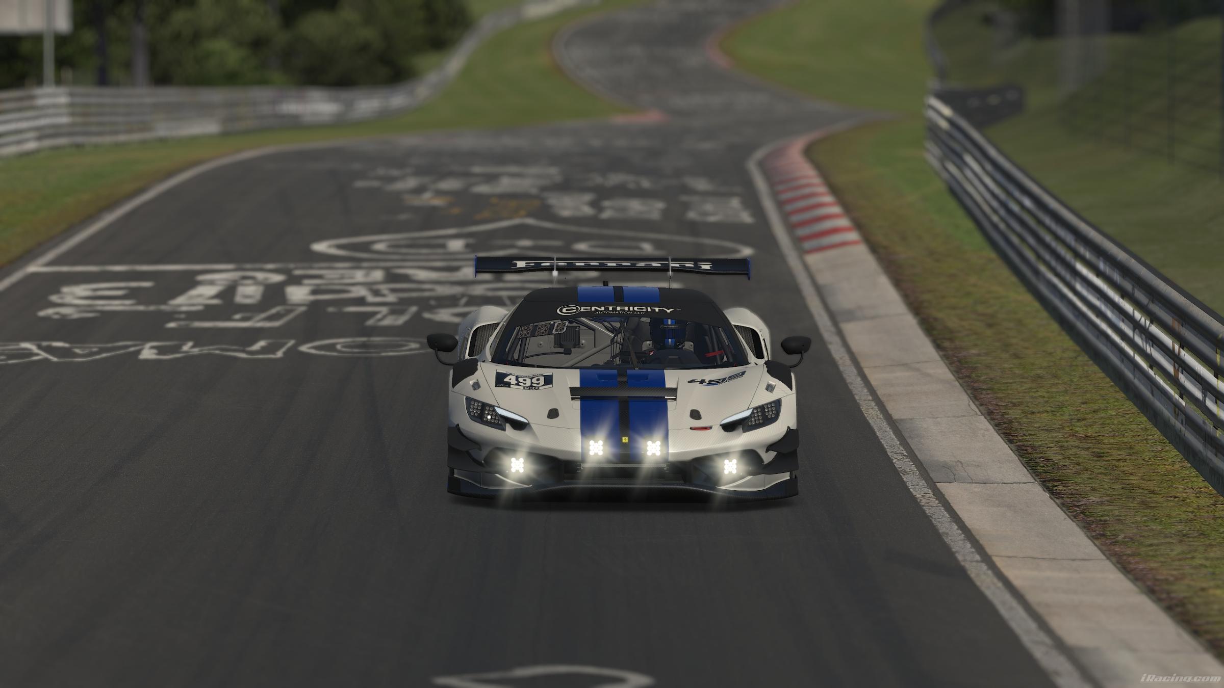 Preview of 499RACING - Ferrari 296 GT3 (White/Blue) by Nick Eby