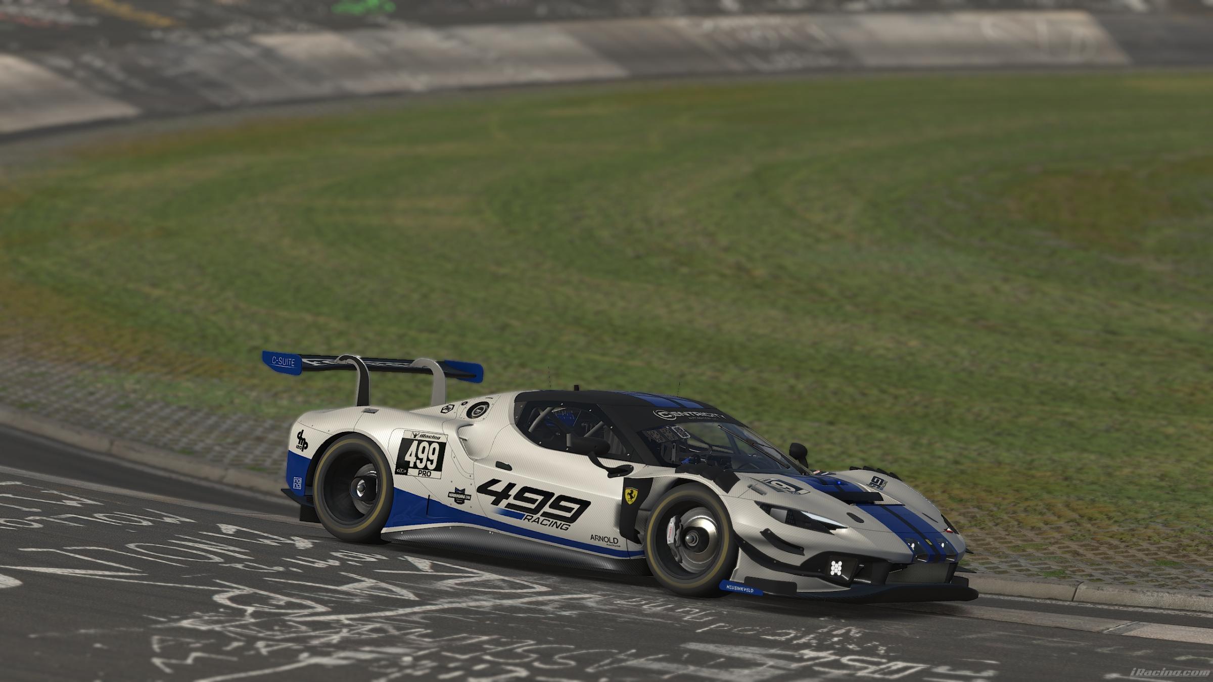 Preview of 499RACING - Ferrari 296 GT3 (White/Blue) by Nick Eby
