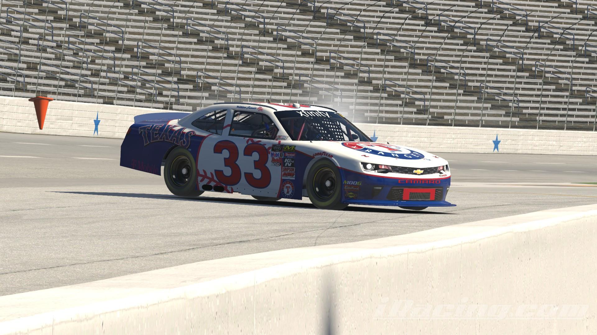 Preview of Texas Rangers 2009 Xfinity Chevy by Laycen Furniss