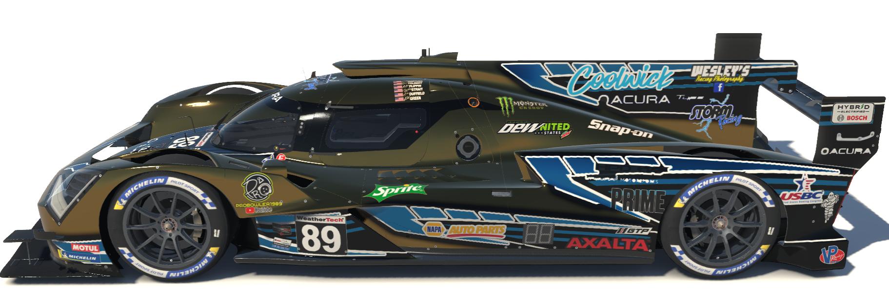 Preview of STORM Racing Team Acura LMDh/GTP - Gold by Wesley Strait