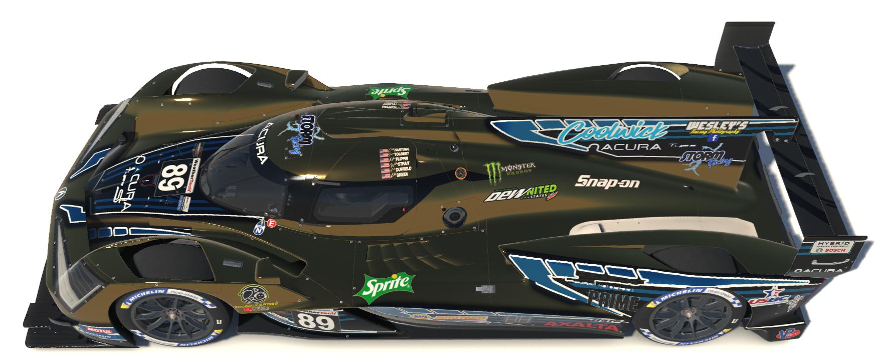 Preview of STORM Racing Team Acura LMDh/GTP - Gold by Wesley Strait