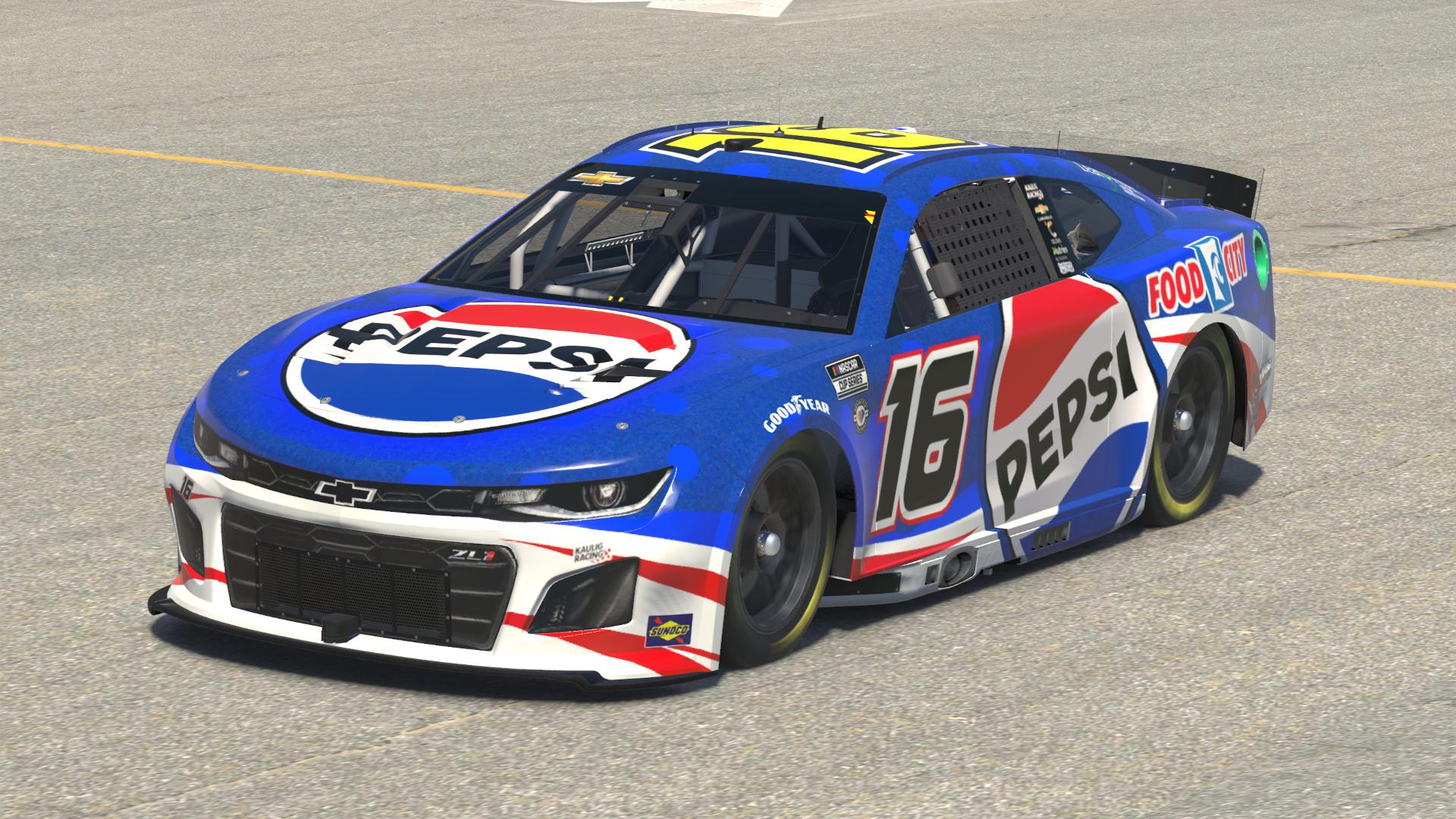 Preview of Fictional 16 Pepsi Chevrolet Camaro by Jacob Fortino