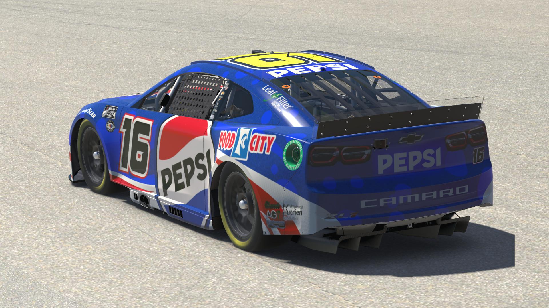 Preview of Fictional 16 Pepsi Chevrolet Camaro by Jacob Fortino