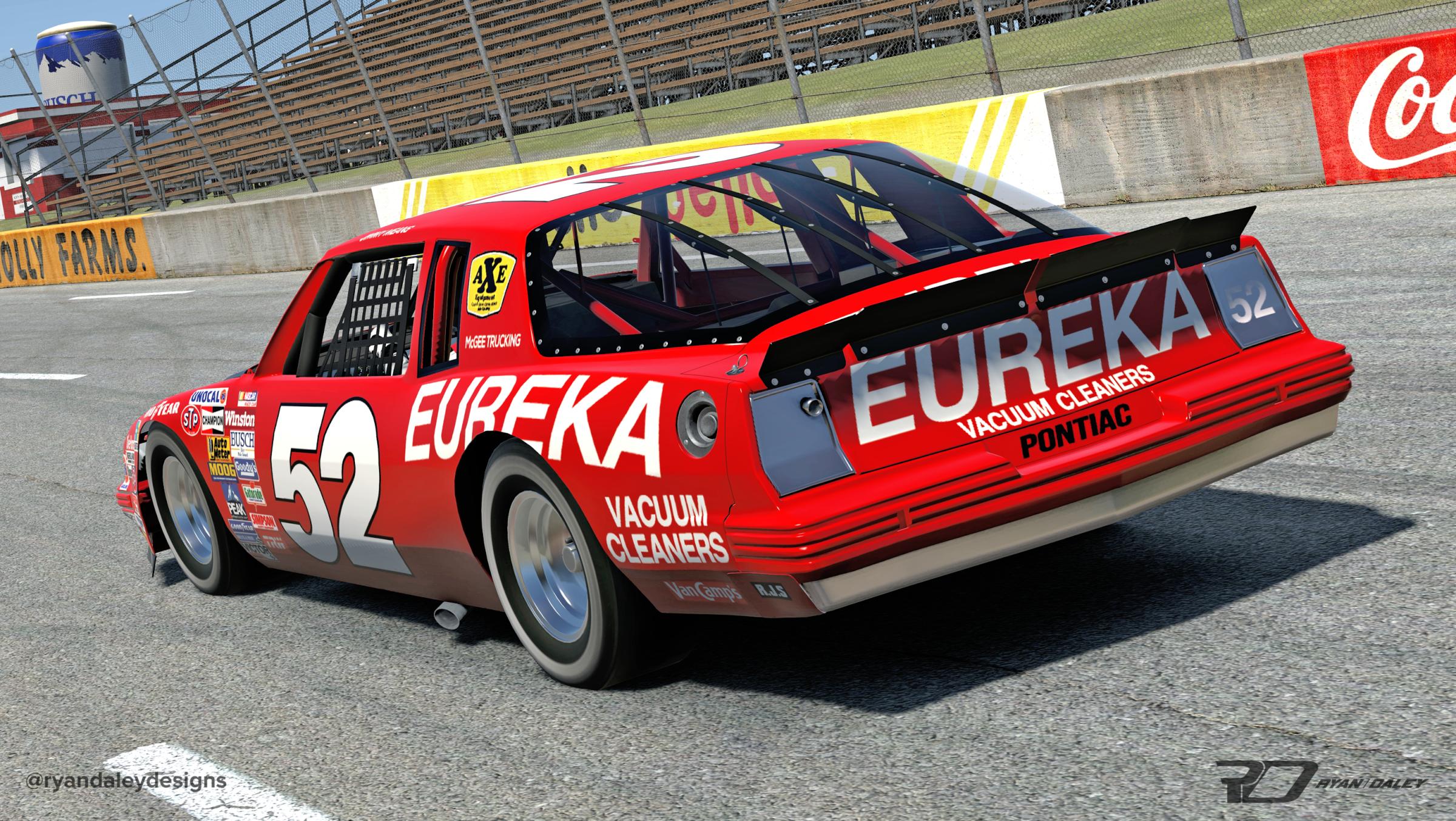 Preview of 1987 #52 Jimmy Means Eureka Vacuums Pontiac - Late Season With Numbers by Ryan Daley