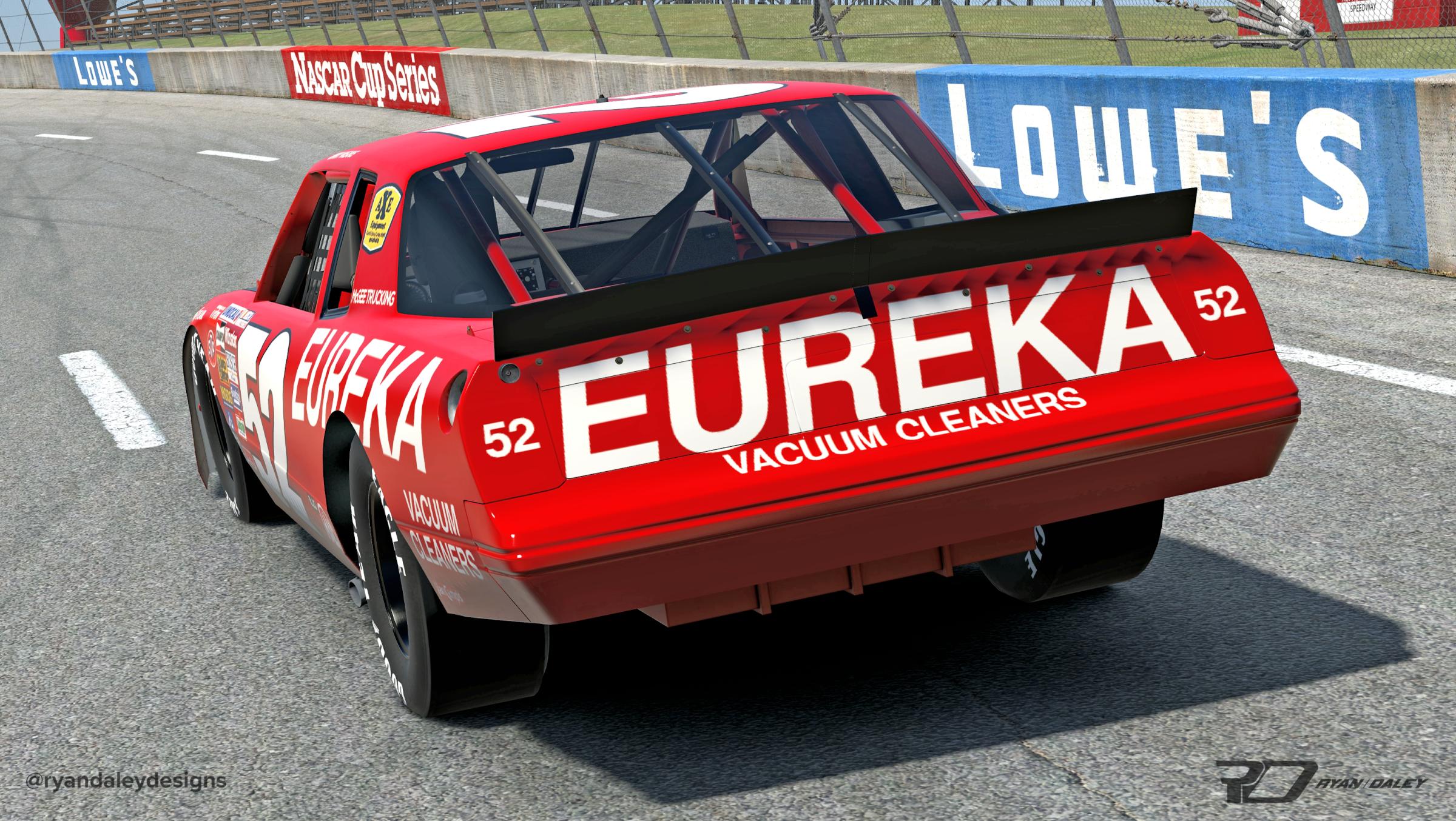 Preview of 1987 #52 Jimmy Means Eureka Vacuums Chevy - Late Season No Numbers by Ryan Daley