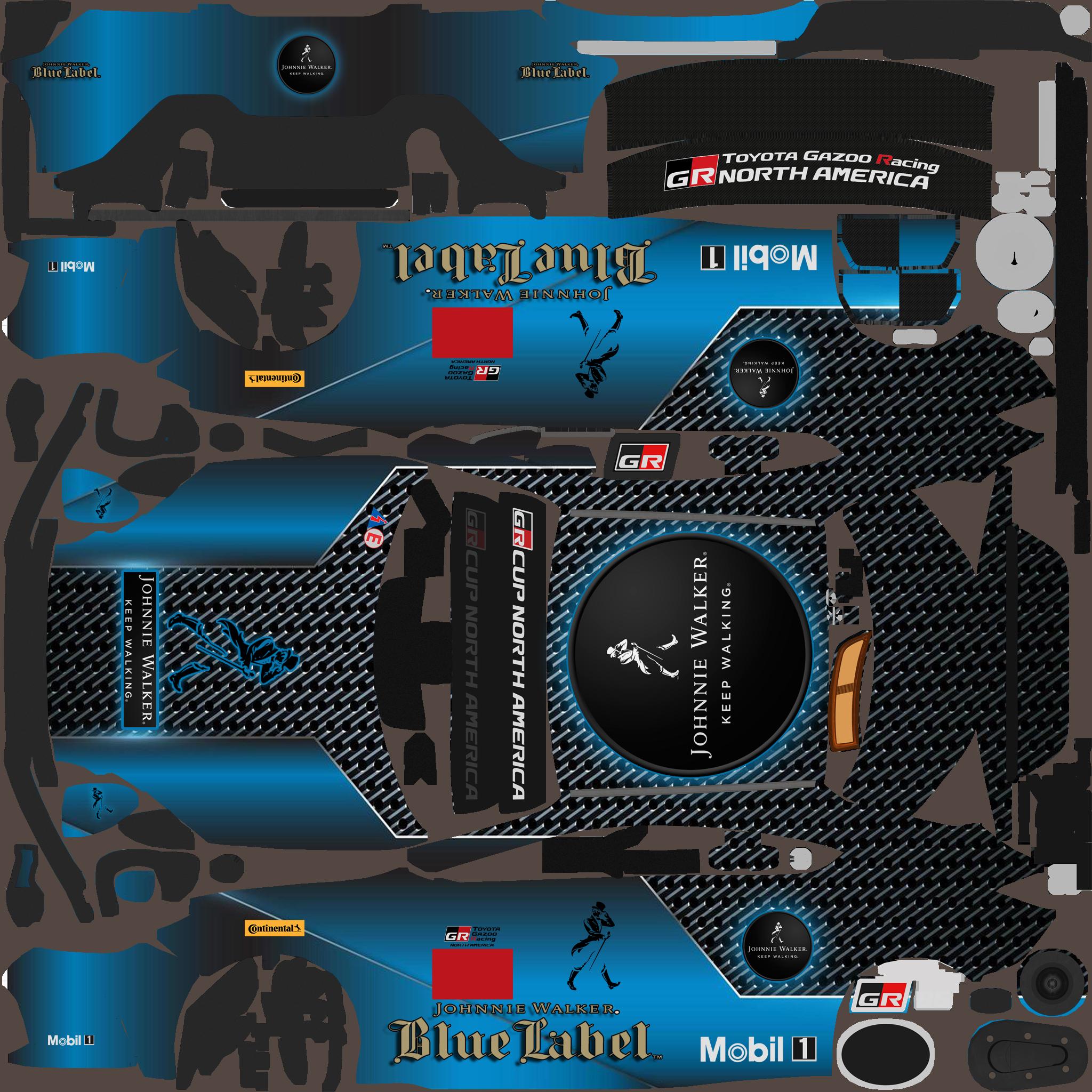 Preview of Toyota GR86 Johnnie Walker by Mariano Juan Vaccari