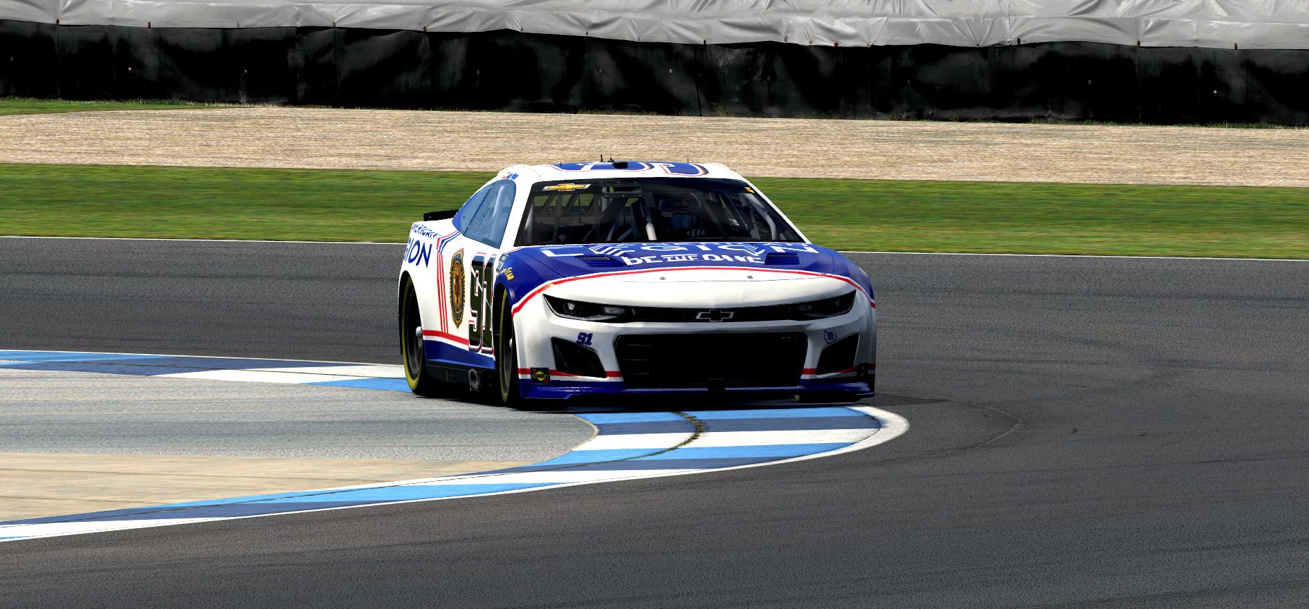 Álex Palou American Legion Project 91 Concept w/ SimStamped Number by