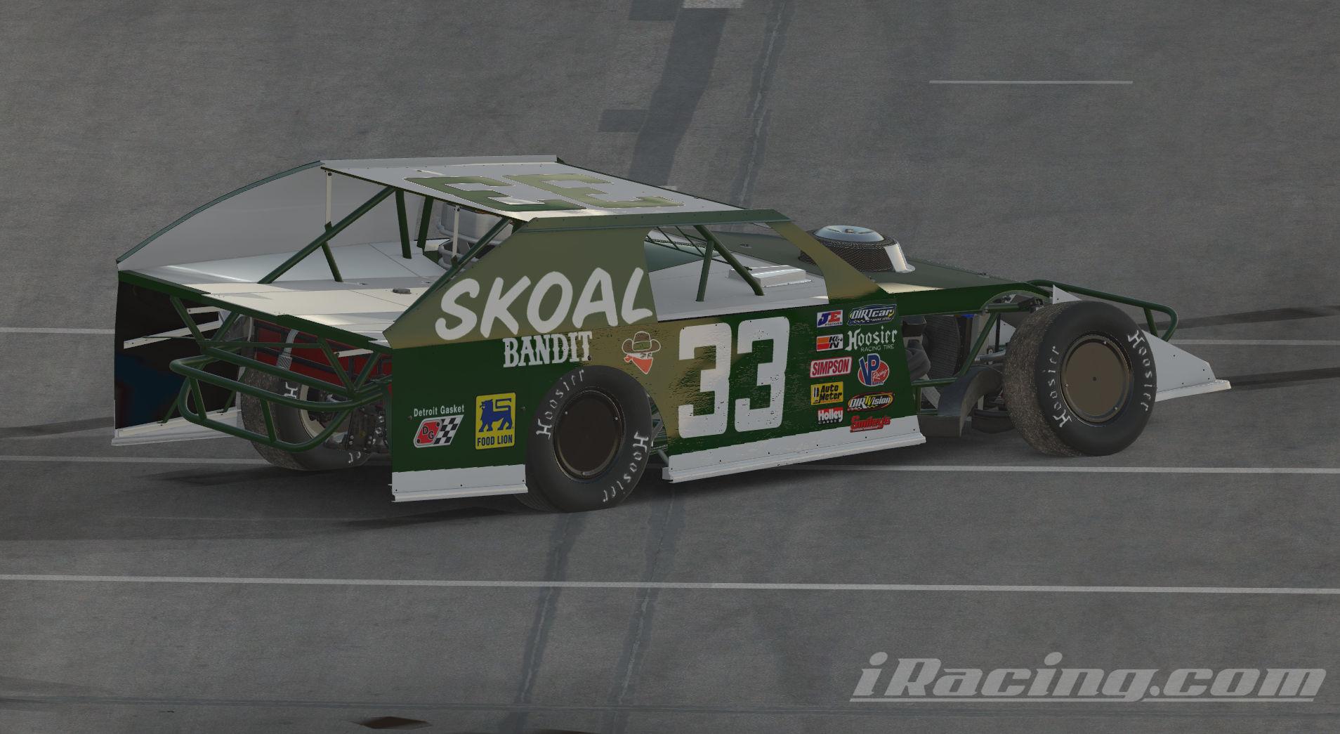 Preview of #33 SKOAL BANDIT DIRT UMP MODIFIED by Scott Van Ness