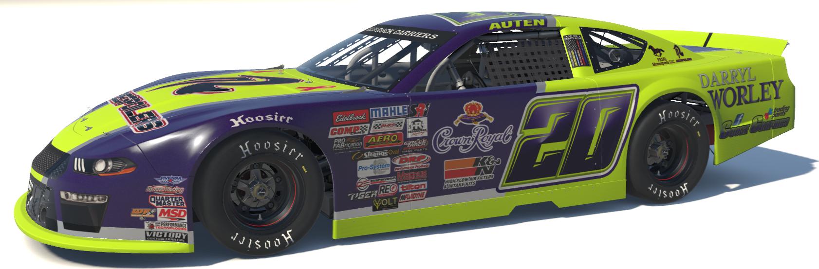 Preview of Taylor Auten #20 Daryl Worley Late Model Stock Camaro.  by Jon Gutekunst