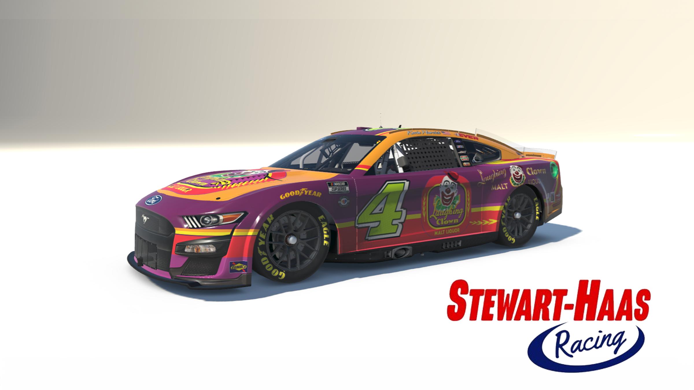 Preview of Kevin Harvick Laughing Clown by Trevor Klaus