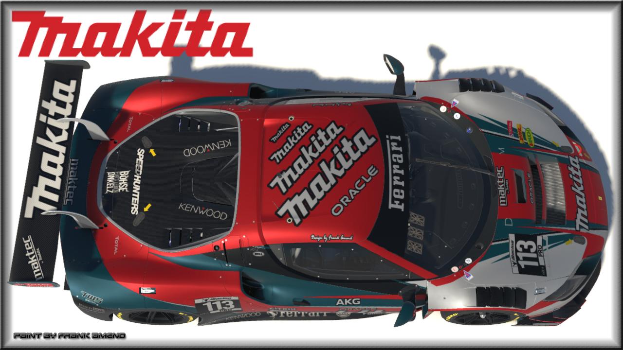 Preview of Makita Ferrari 296 GT3 by Frank Amend