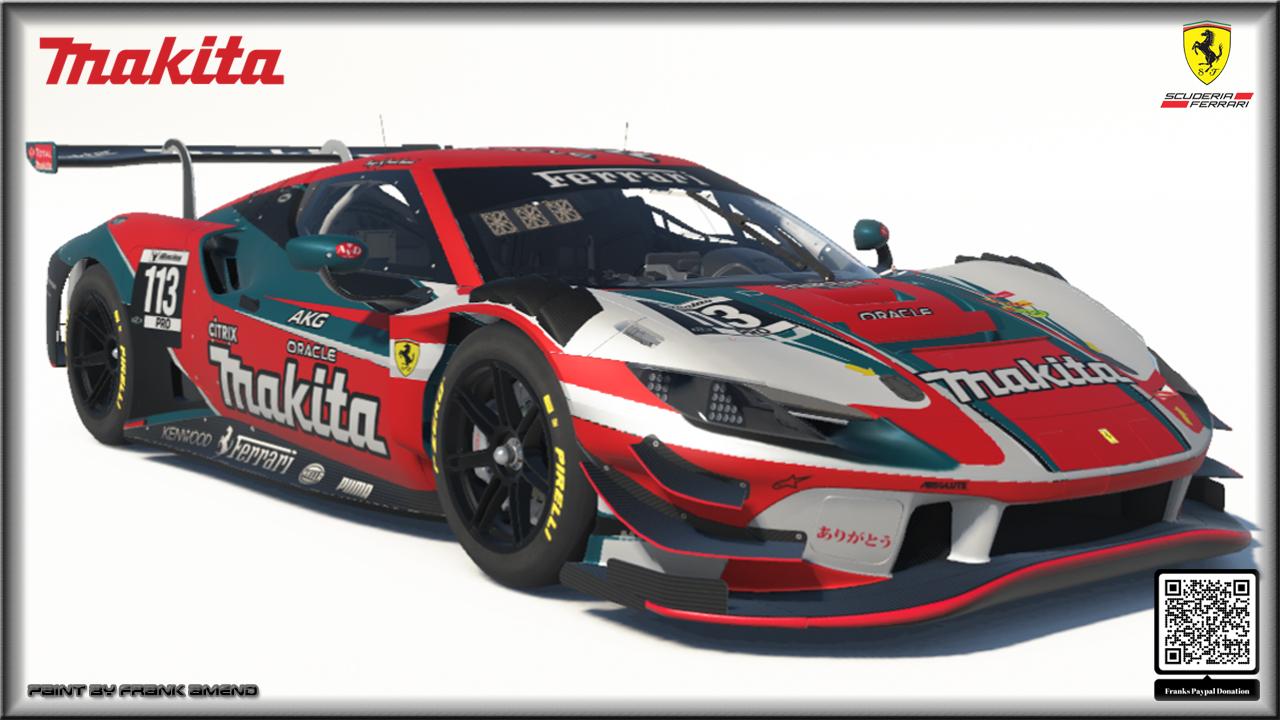 Preview of Makita Ferrari 296 GT3 by Frank Amend