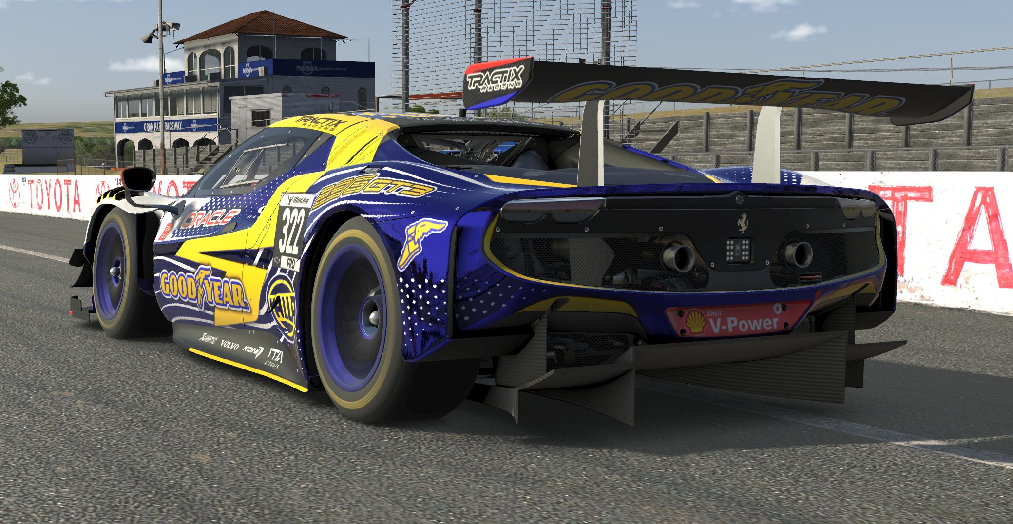 Hella Goodyear Tractix Racing Ferrari 296 GT3 V1.1 by Adam Burhop ...