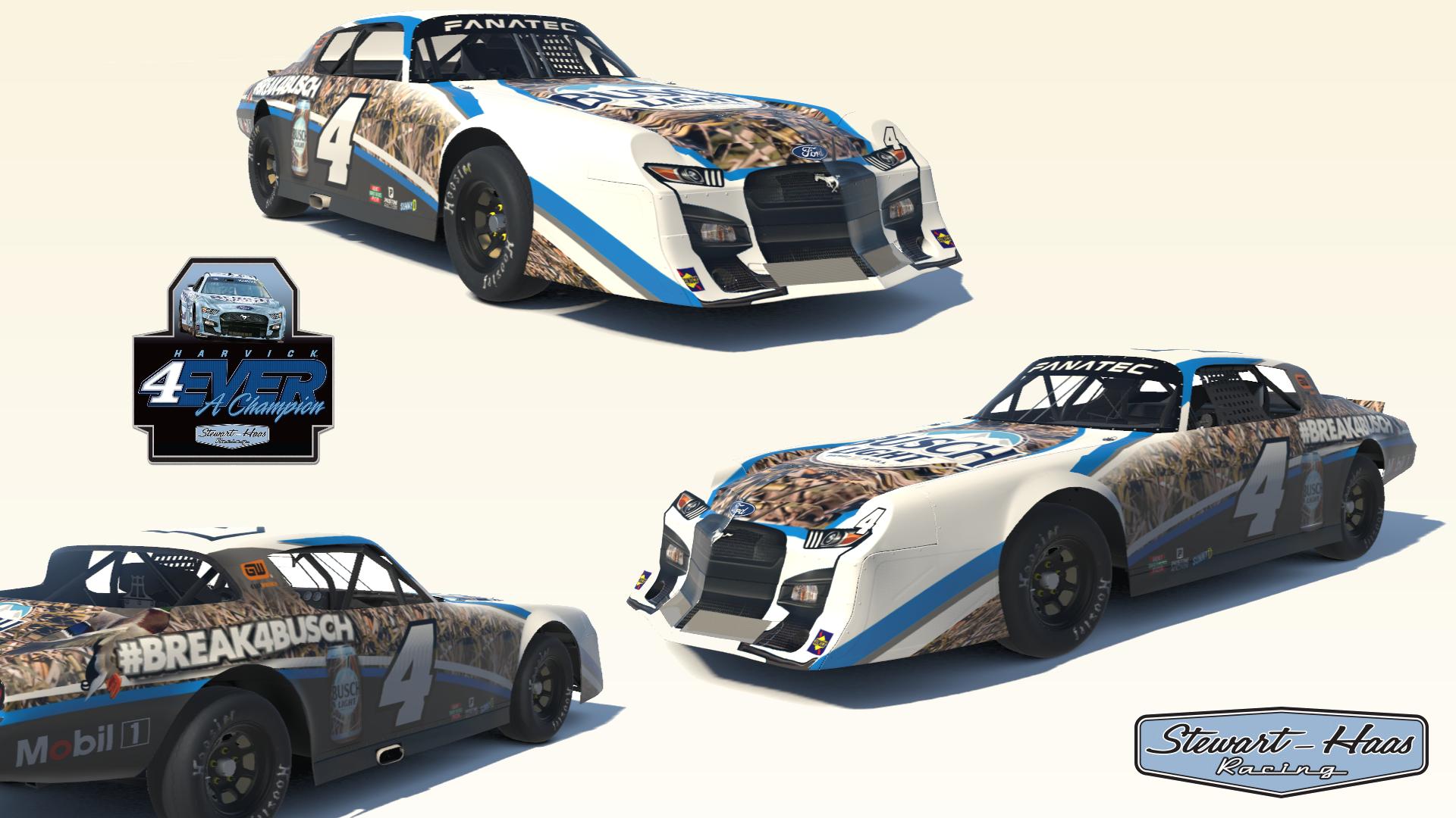 Preview of Street Stock based on Kevin Harvicks Fall 23 Talladega #Break4Busch scheme by Jerry D Harrison