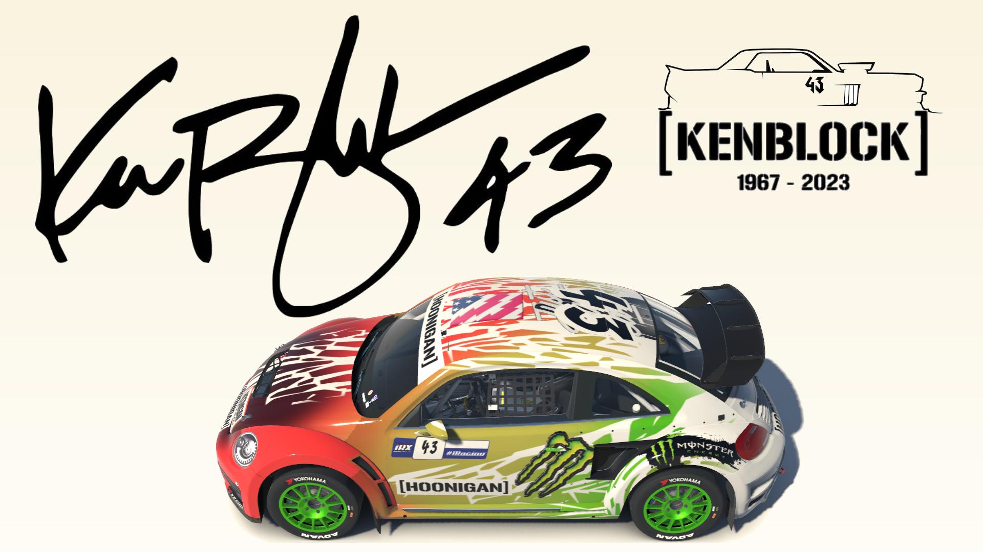 Preview of VW Beetle Lite Monster Energy Ken Block tribute by Jerry D Harrison