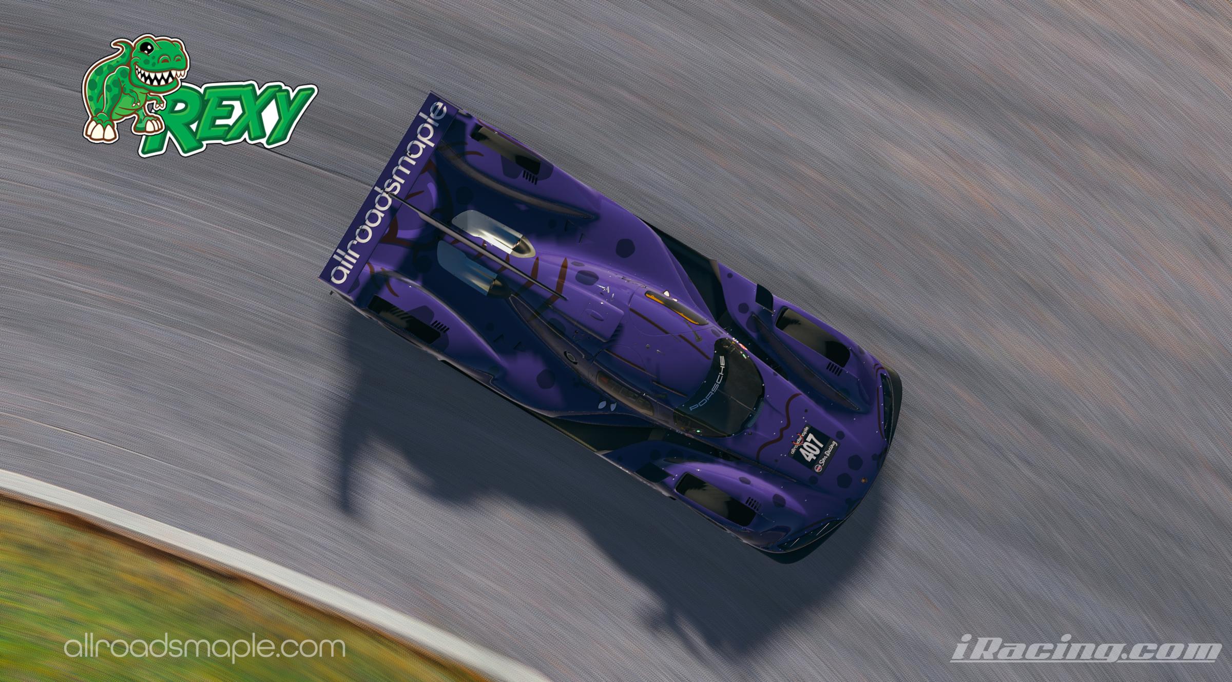 AO Racing 963 GTP rawr - Ultraviolet by Patryk A. - Trading Paints