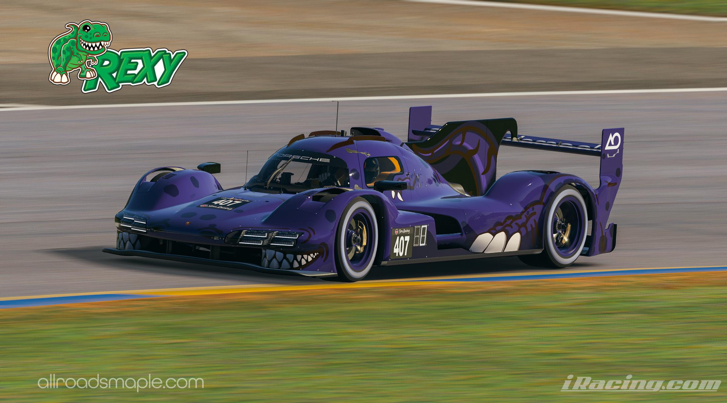 AO Racing 963 GTP rawr - Ultraviolet by Patryk A. - Trading Paints