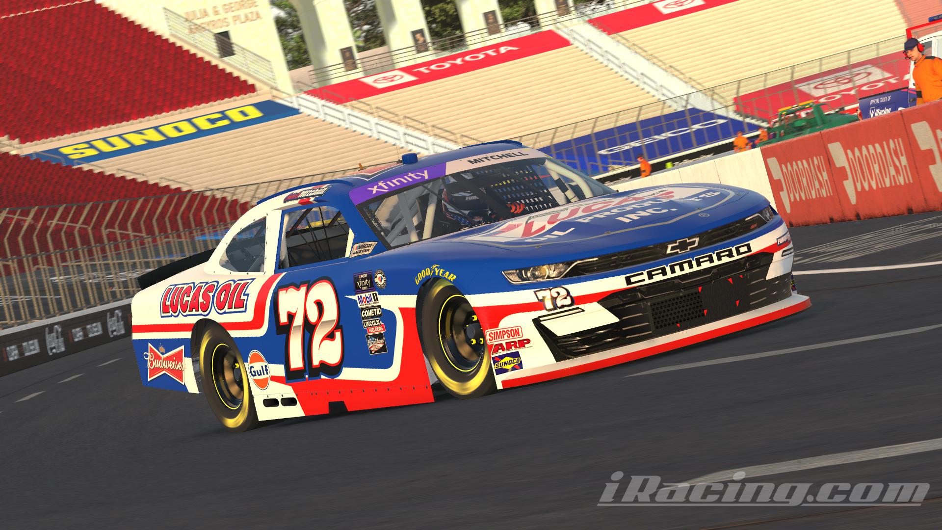 Preview of Garrett Mitchell 2023 Furqueron Motorsports Lucas Oil Xfinity Camaro by Manix Furqueron