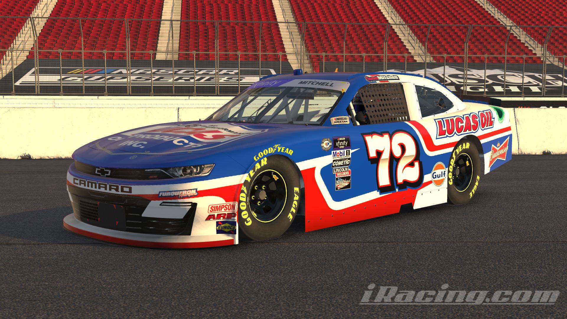 Preview of Garrett Mitchell 2023 Furqueron Motorsports Lucas Oil Xfinity Camaro by Manix Furqueron