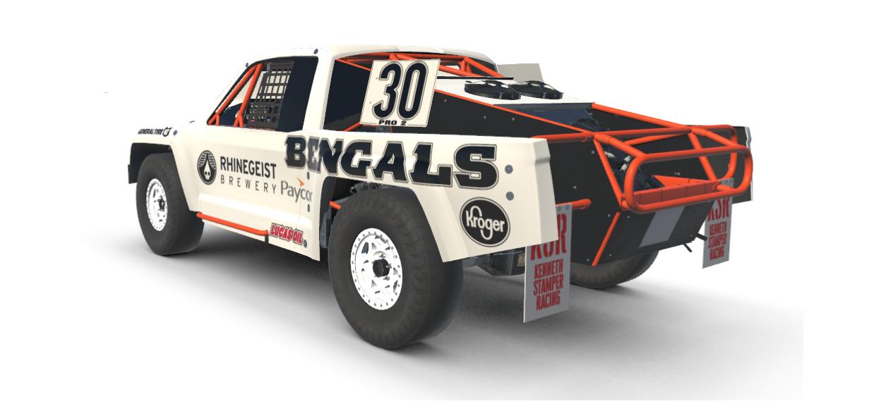 Preview of Stamper - Pro 2 Lite Bengals White Out by Brian Bussard