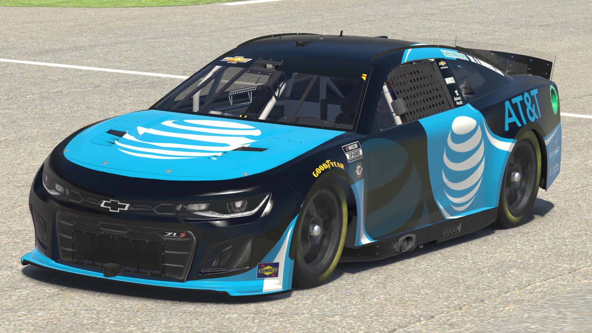 Fictional AT&T Chevrolet Camaro by Jacob Fortino - Trading Paints