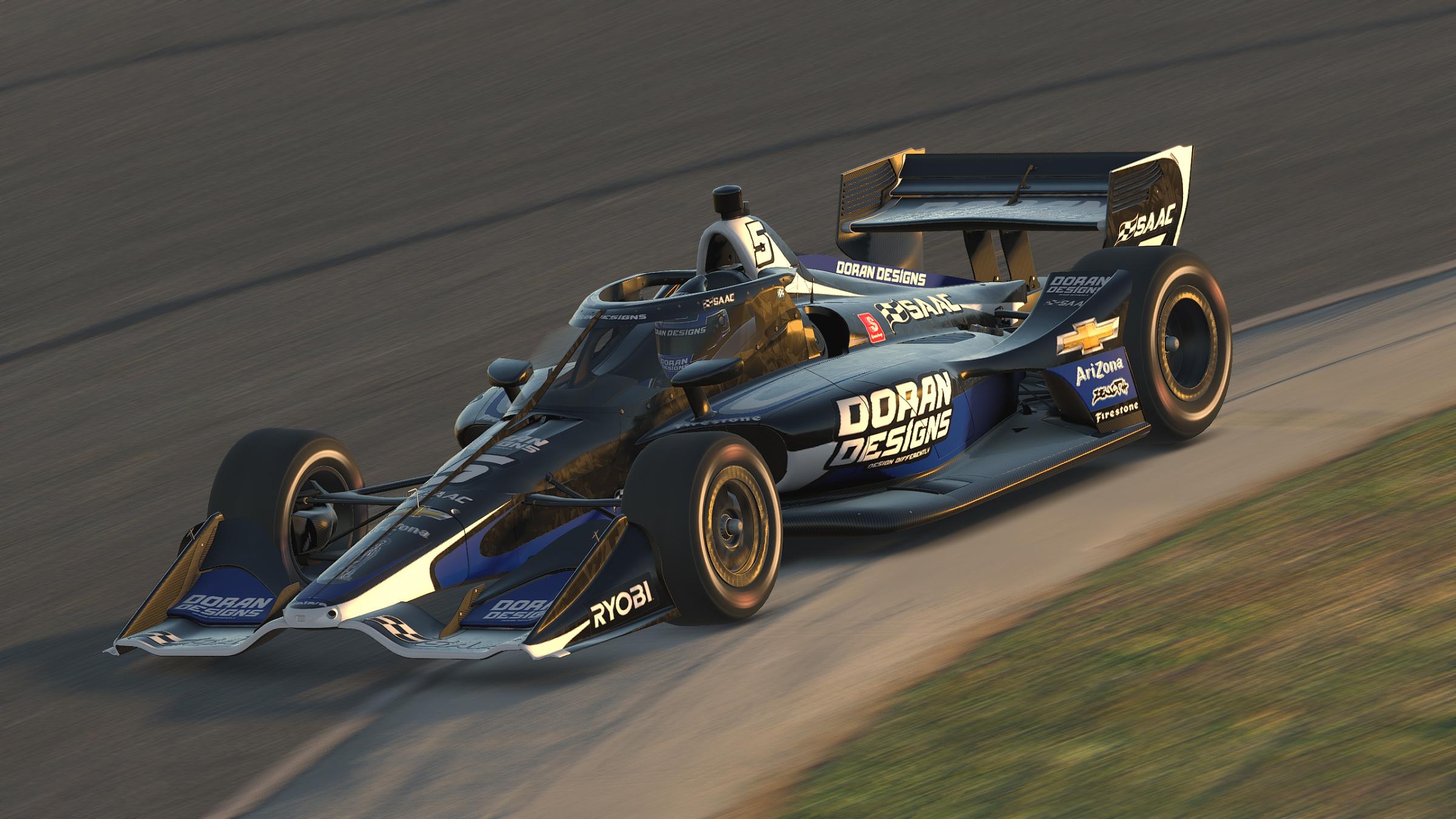 Doran Designs Indycar 5 Luke Mahone by Luke Mahone Trading Paints