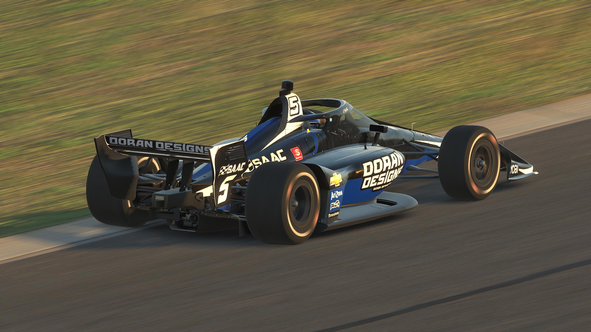 Doran Designs Indycar 5 Luke Mahone by Luke Mahone Trading Paints