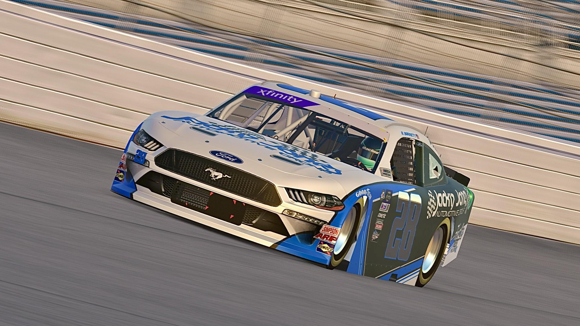 Preview of Braxton Barrett #28 Xfinity Mustang by Nick Alford