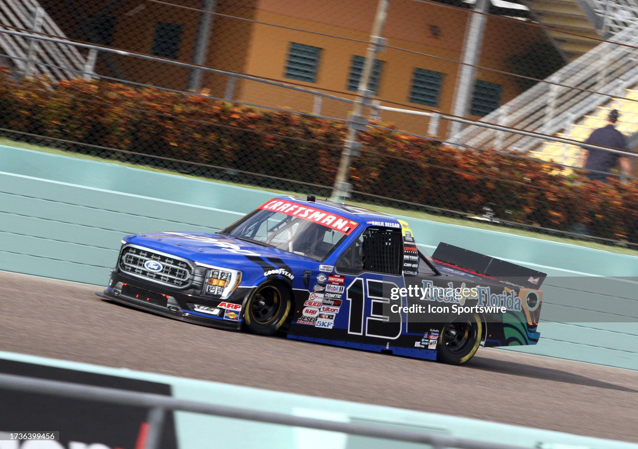 Preview of Hailie Deegan #13 Ford Performance/Fresh from Florida 2023 NASCAR Craftsman Truck Series With Custom Number by Ryan Broderick