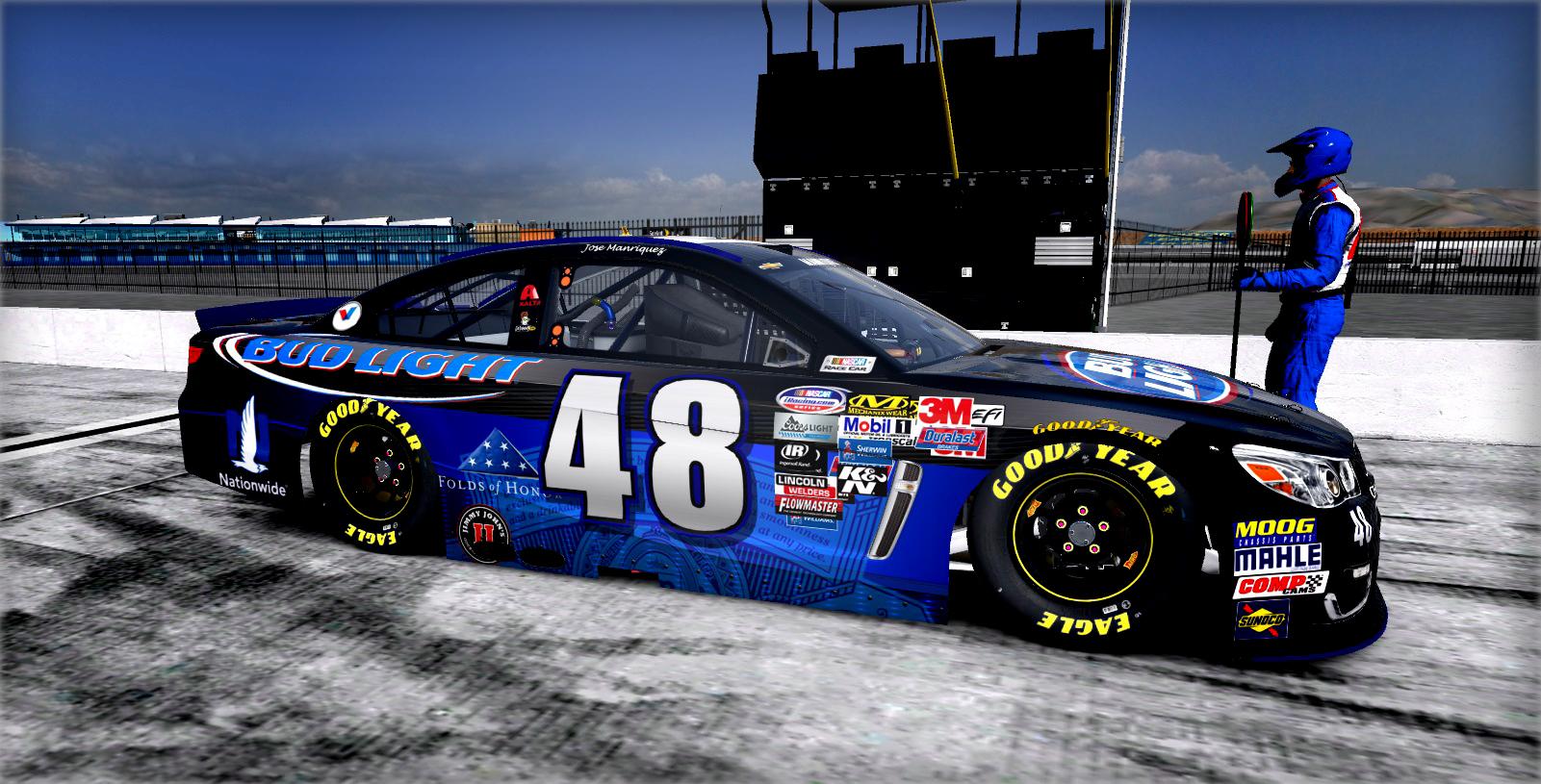 Preview of Bud Light Chevy SS Custom Paint Scheme by Jose M.
