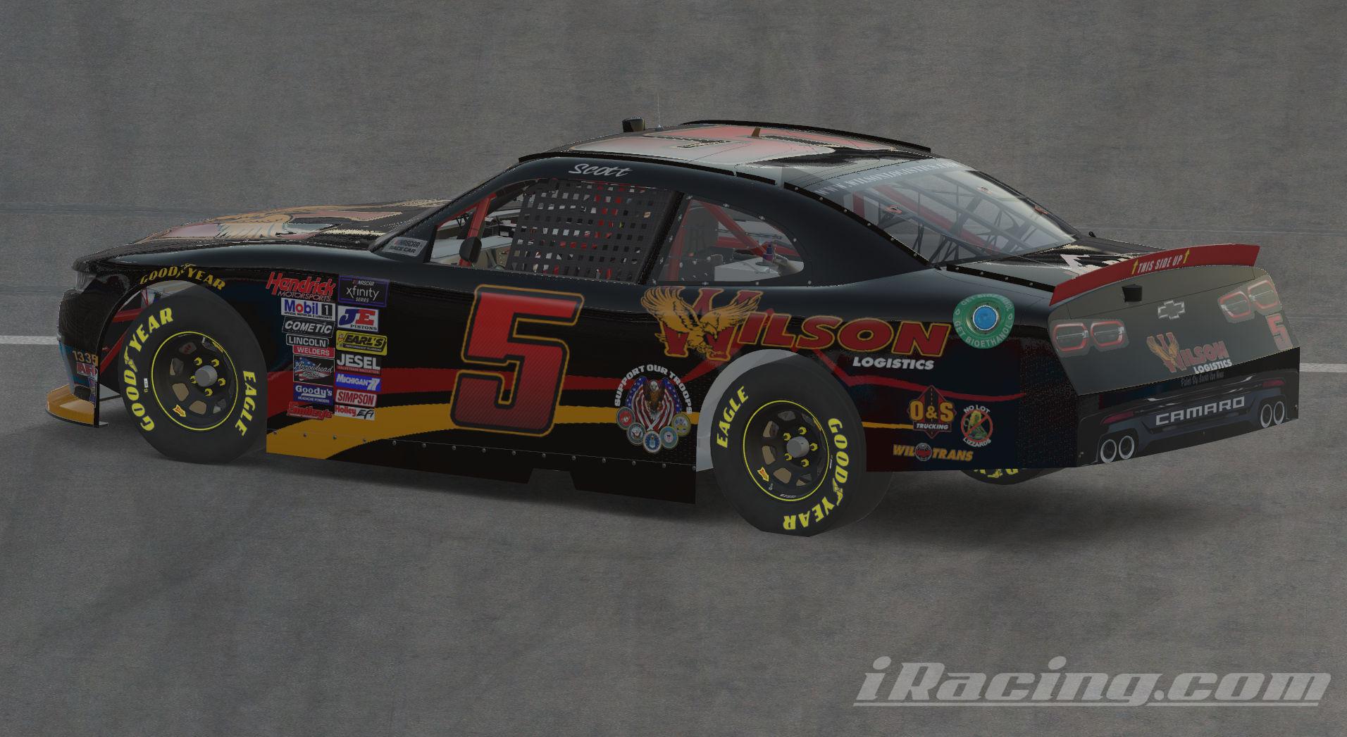Preview of #5 WILSON LOGISTICS XFINITY Chevrolet Camaro by Scott Van Ness