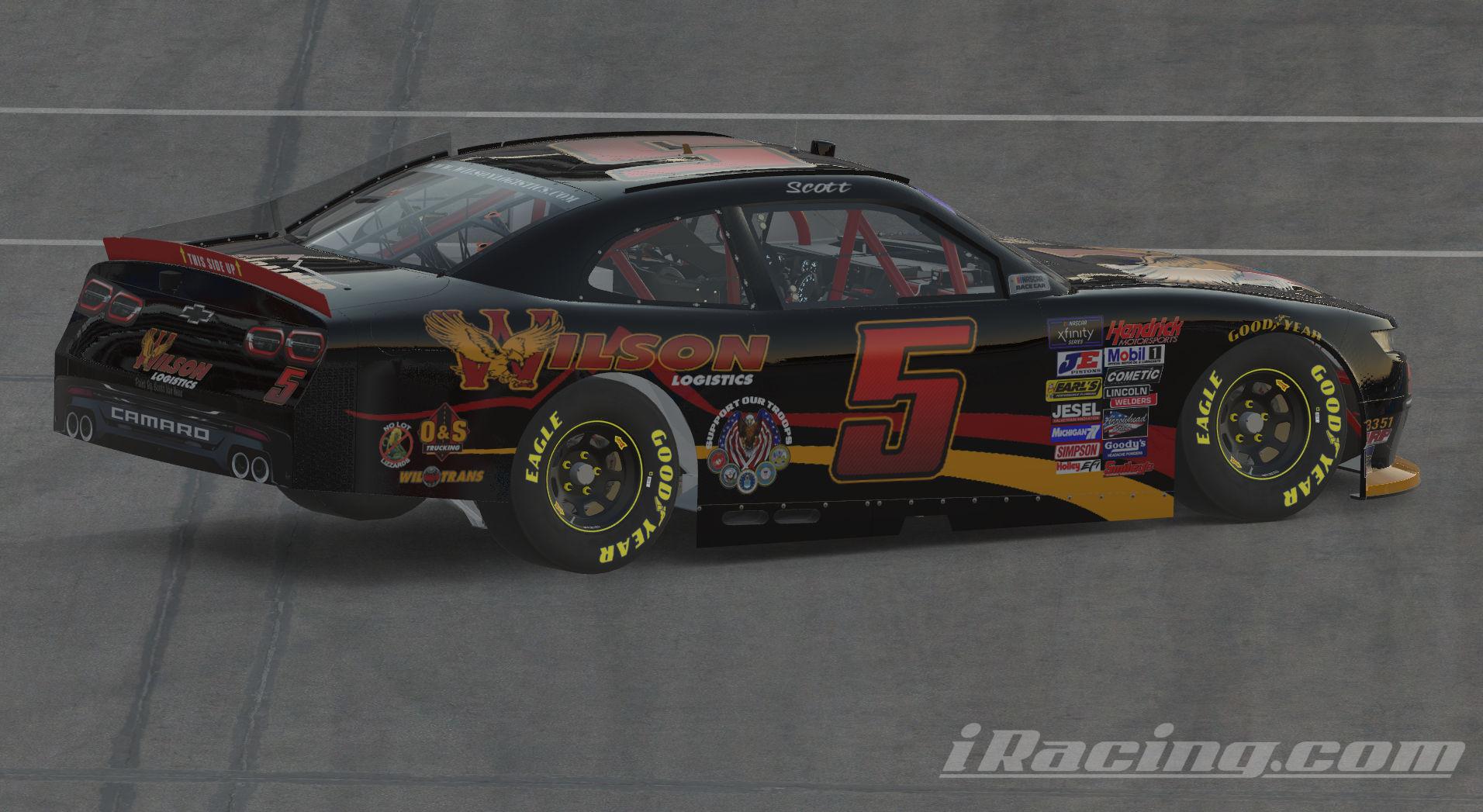 Preview of #5 WILSON LOGISTICS XFINITY Chevrolet Camaro by Scott Van Ness
