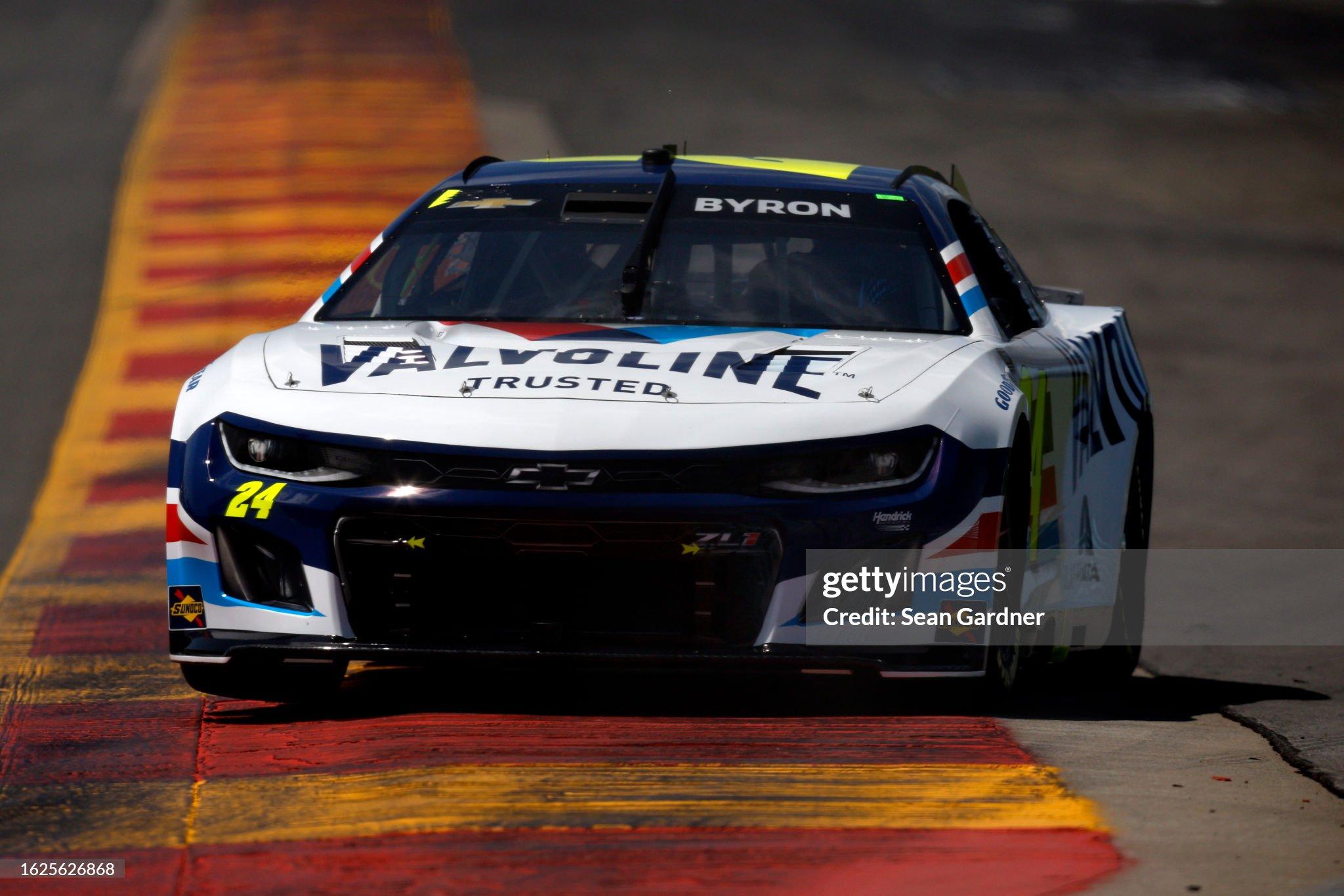 Preview of William Byron #24 Valvoline 2023 NASCAR Cup Series With Custom Number by Ryan Broderick