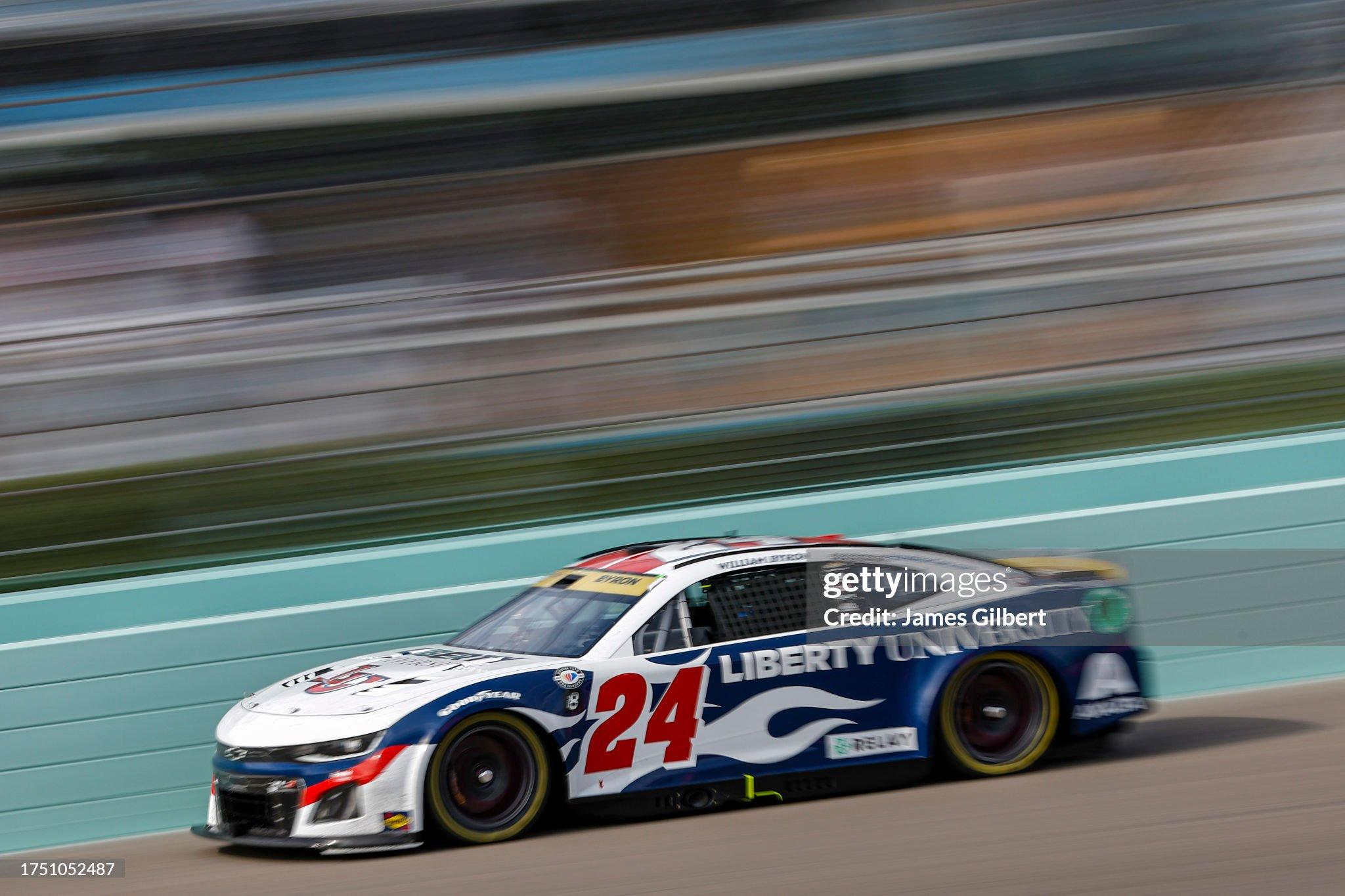 Preview of William Byron #24 Liberty 2023 NASCAR Cup Series Playoffs Round of 8 With Custom Number by Ryan Broderick