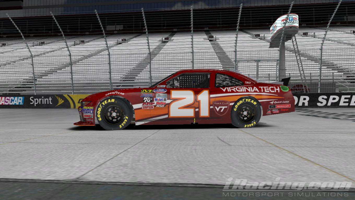 Preview of Virginia Tech - Ryan Blaney Replica by Marvin Turnmire Jr.