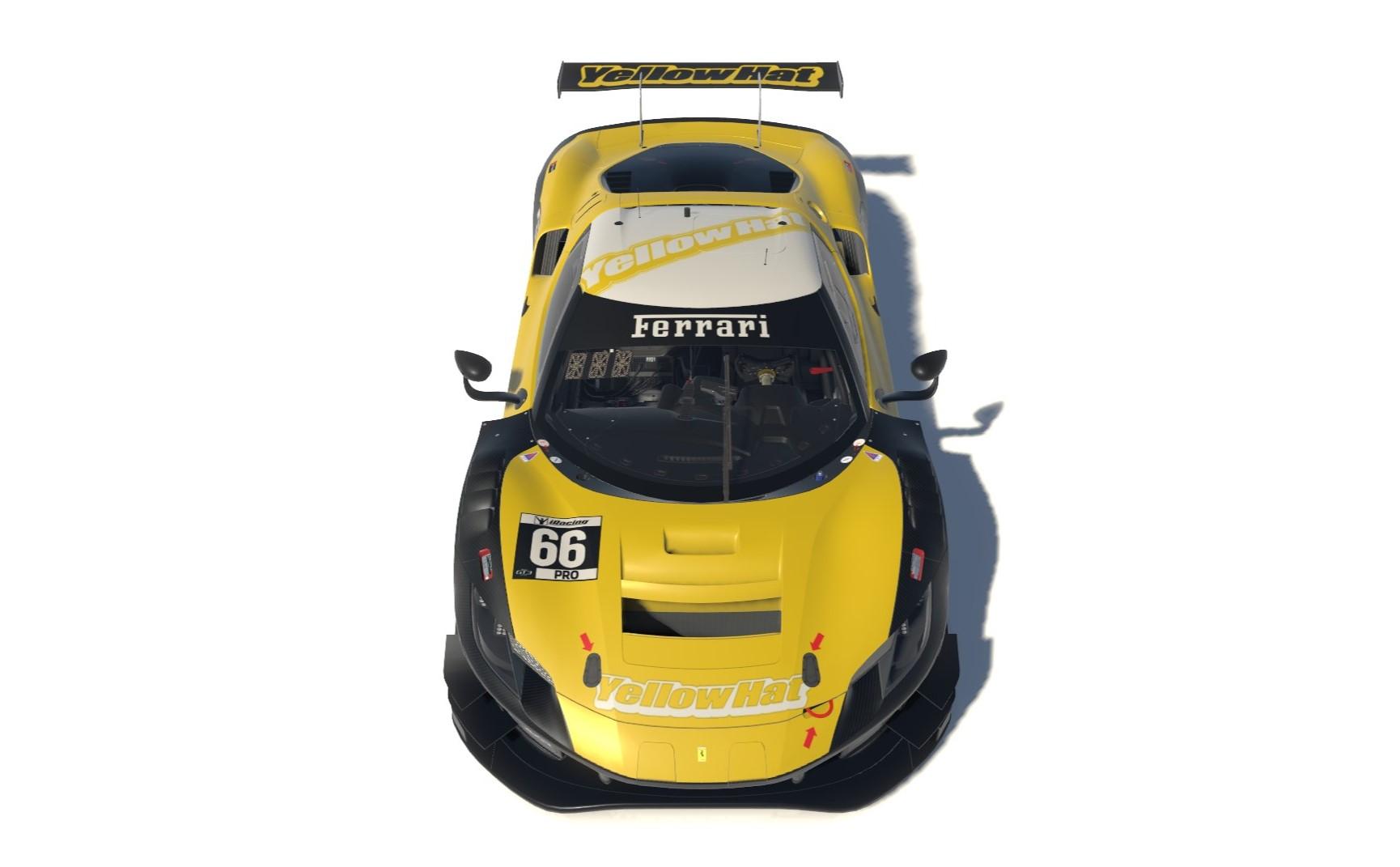 Preview of Yellow Hat Ferrari 296 GT3 by Matt M.
