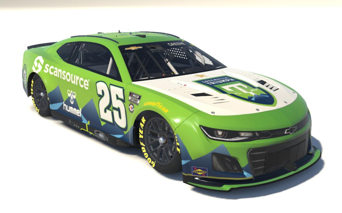Preview of Custom Number 25 Greenville Triumph NextGen Camaro by Samuel Greene