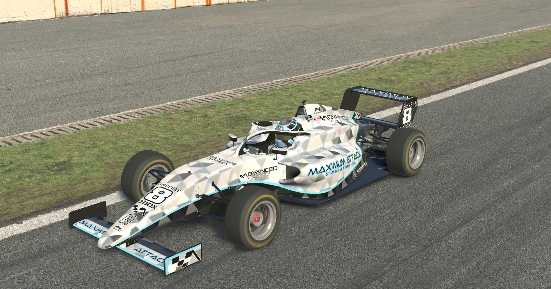 Preview of Maximum Attack Simulation Co - White Glow FIA F4 DRD by Perry Duncan