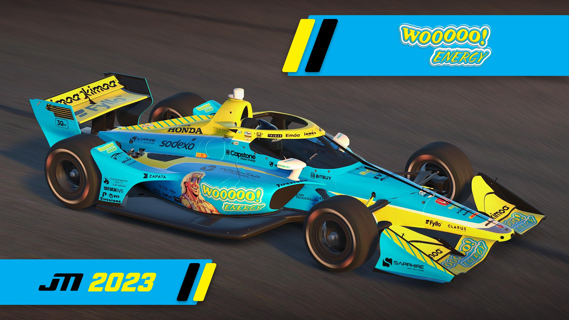 Preview of 2023 Devlin DeFrancesco Wooooo! Energy Dallara IR18 by Jeff McKeand