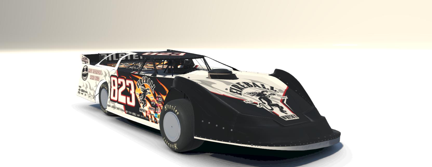 Preview of Lance Dubois Fire Ball Whiskey Dirt Late Model by Logan Hoskins
